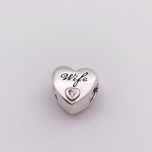 Pandora Wife Love Heart Charm